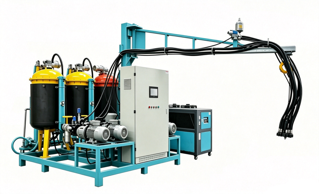 Auto Parts RIM Composite PU Foaming Machine