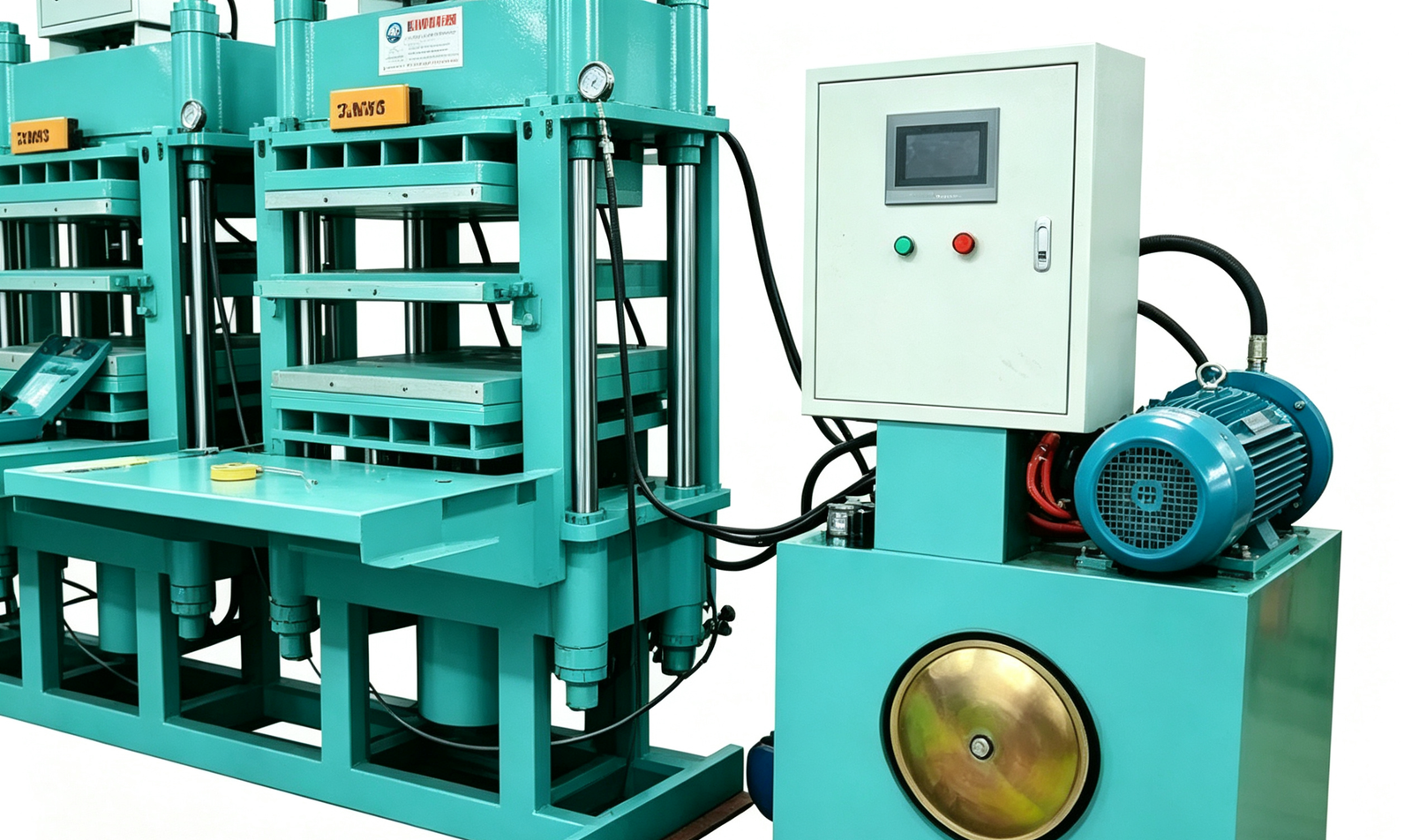 HF-HP-100 KPU Seamless Hot Press Machine 2