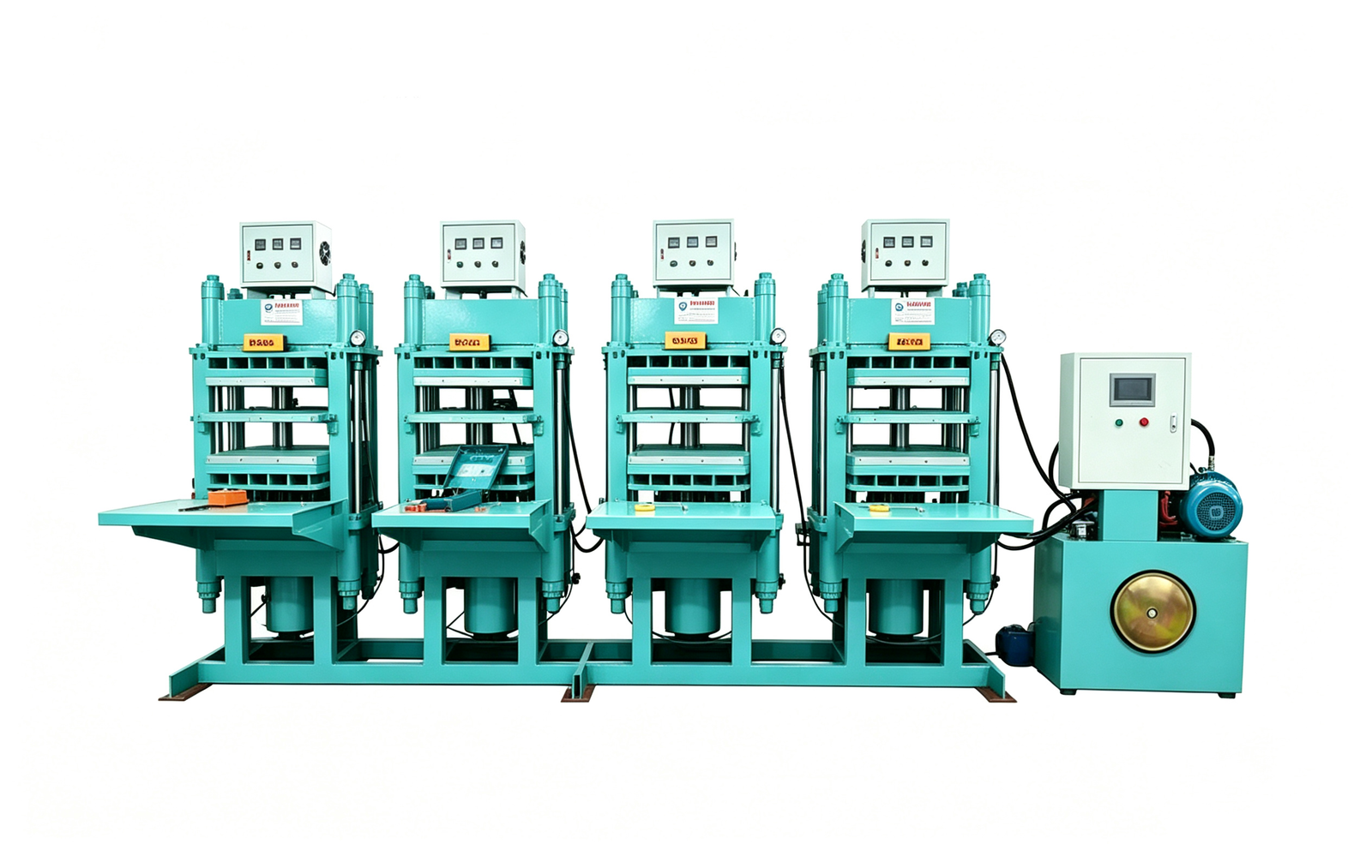 HF-HP-100 KPU Seamless Hot Press Machine 3