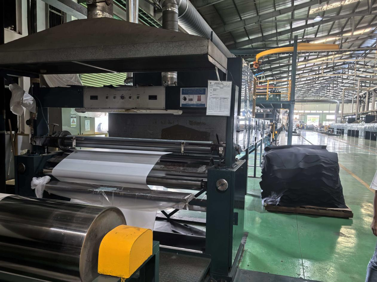 PU Synthetic Leather Production Line Upgrade Project in China