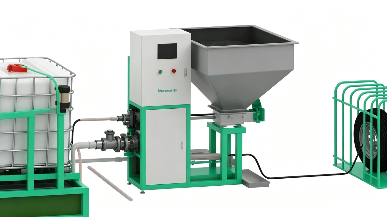 OTR Solid Tire Low Pressure PU Machine-3