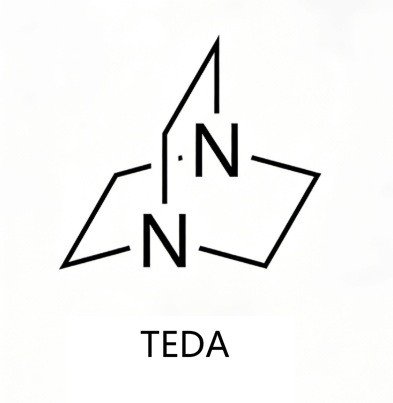 Chemical structure labeled TEDA