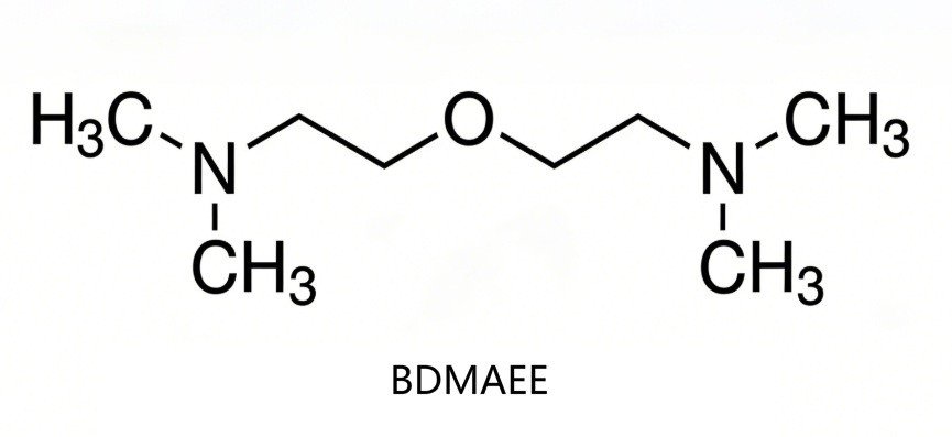 Chemical structure labeled BDMAEE