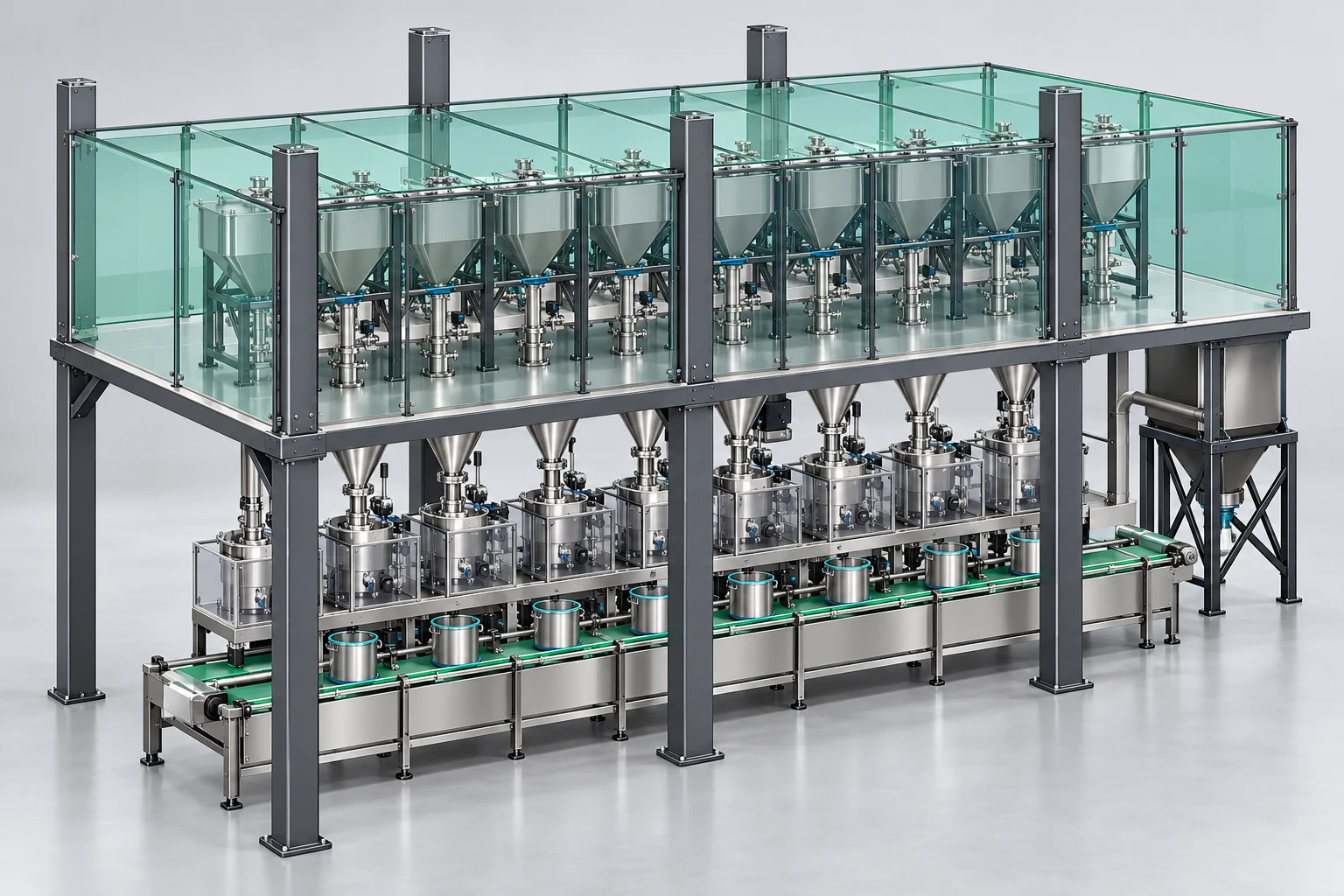Automatic Powder Batching Solution Banner background