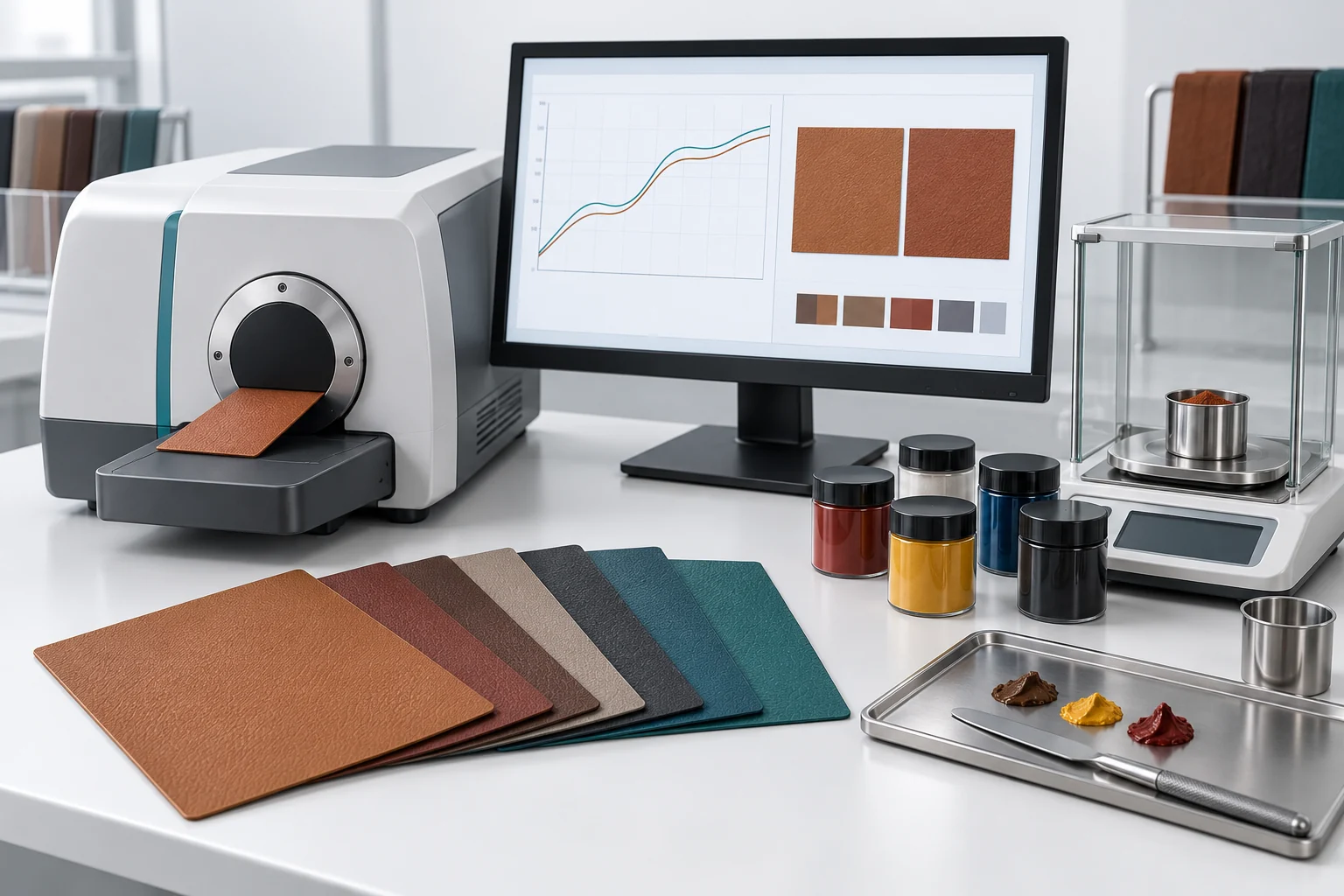 Computer Color Matching and Spectrophotometry Solution Banner background