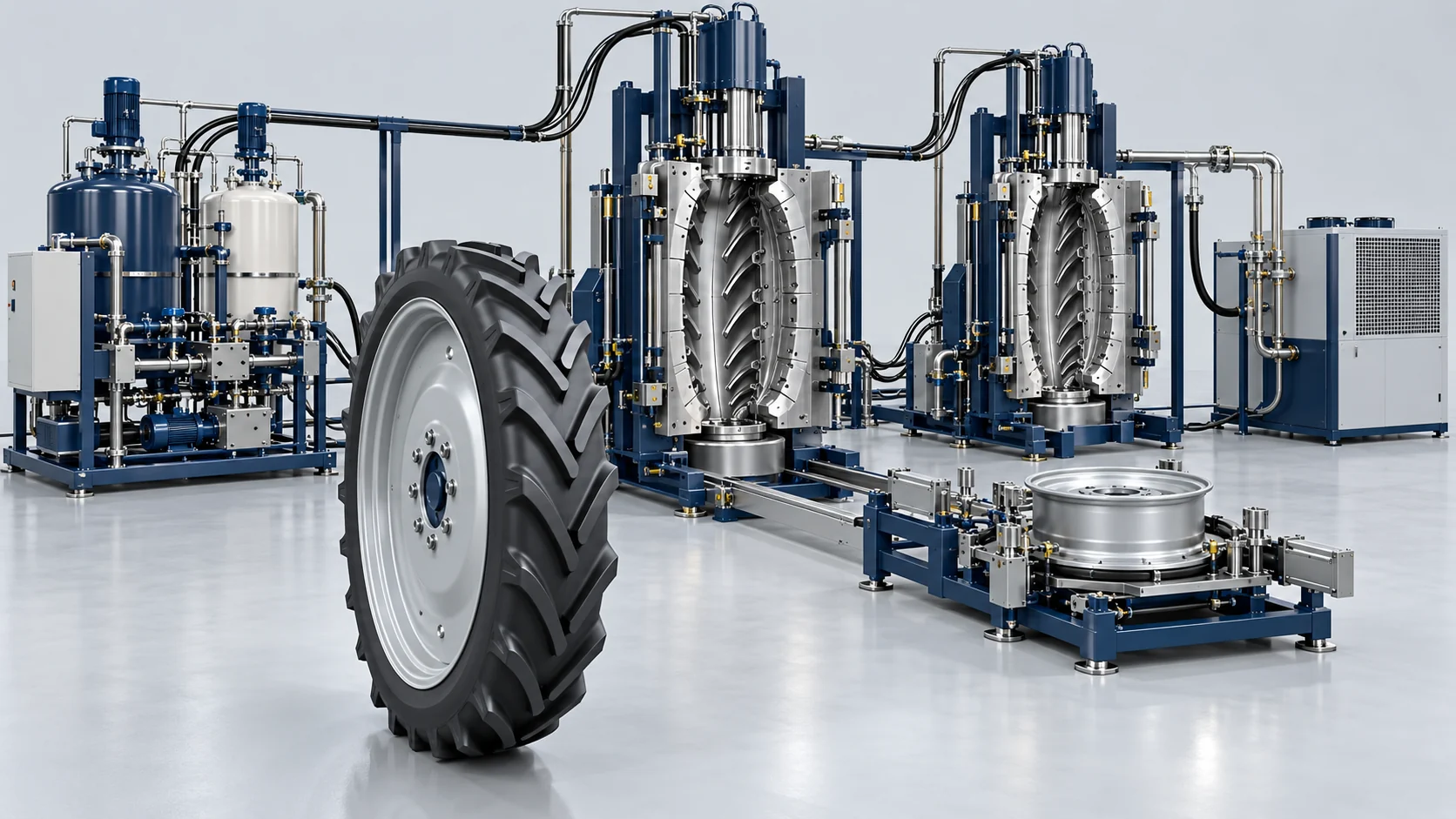 Agri Support Vehicle PU Wheel Line Project in Morocco