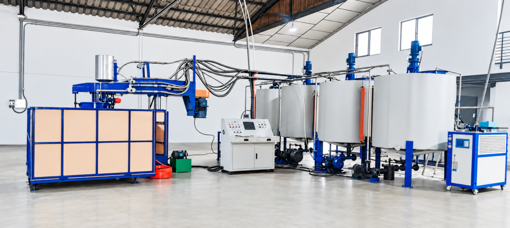 Automatic Box Foaming Machine | Flexible PU Foam