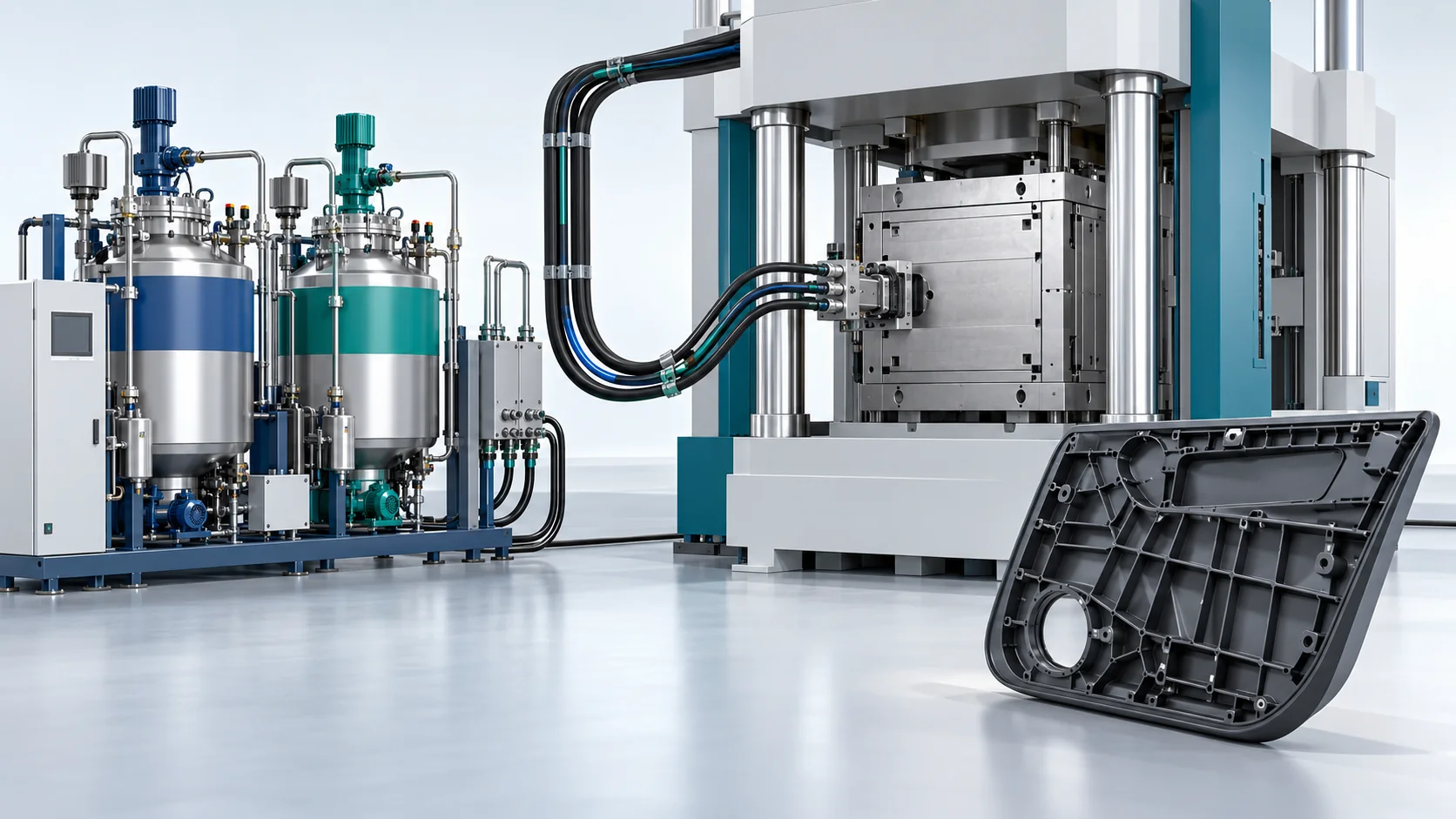 Automotive Door Panel RIM Dosing System Project in China