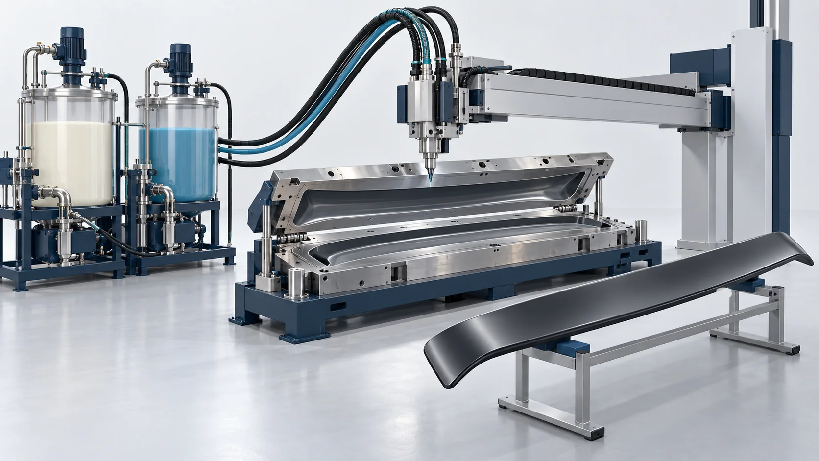 Automotive Sedan Spoiler RIM Dosing System Project in China