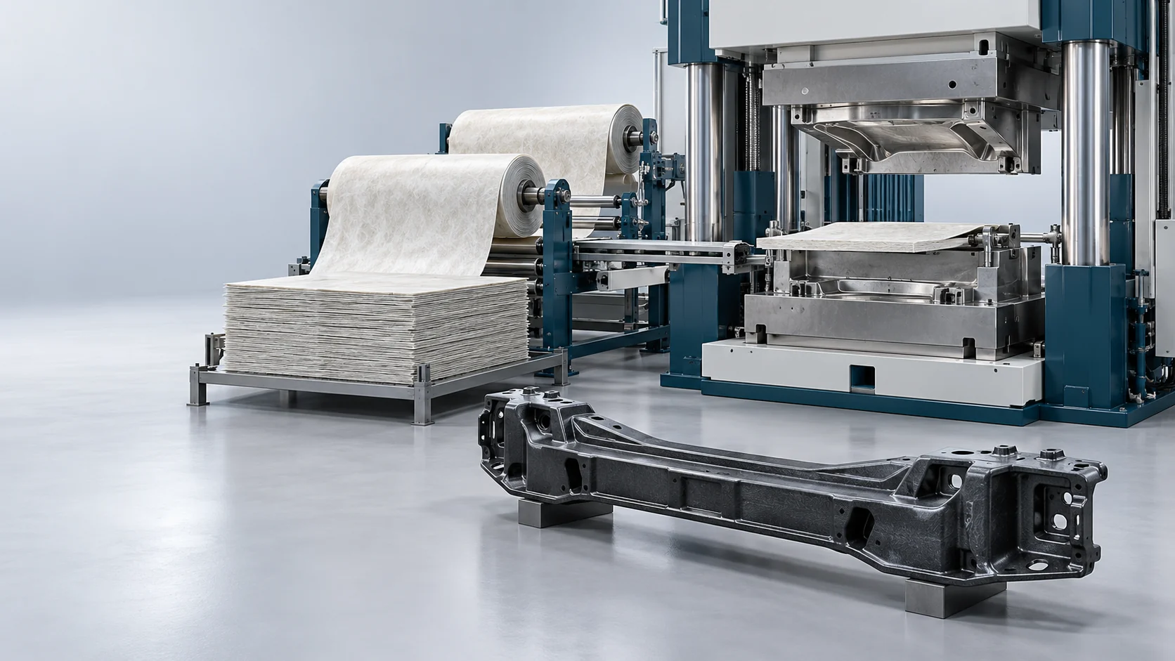 Automotive SMC Sheet and Compression Molding Solution Banner background