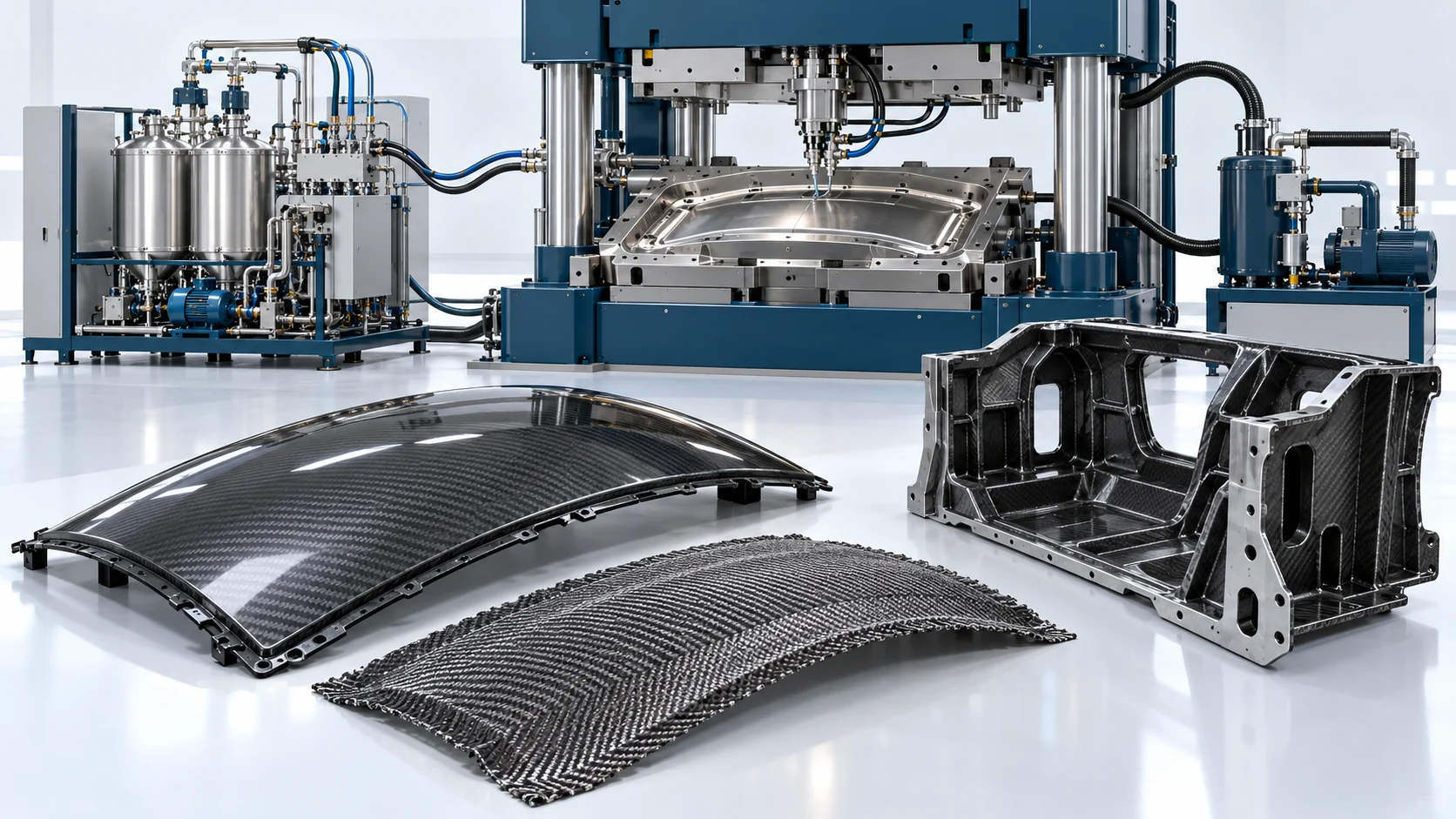 Supercar Carbon Fiber HP-RTM Project in China