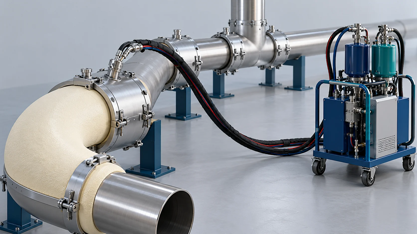 Chemical Process Pipe PU Line Project in Argentina