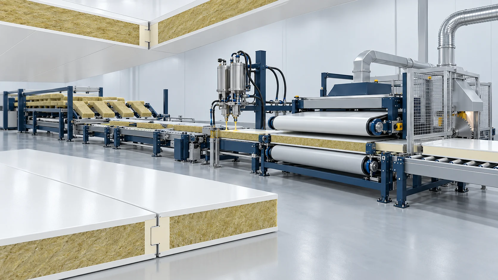 Cleanroom PU Panel Production Line Project in Russia