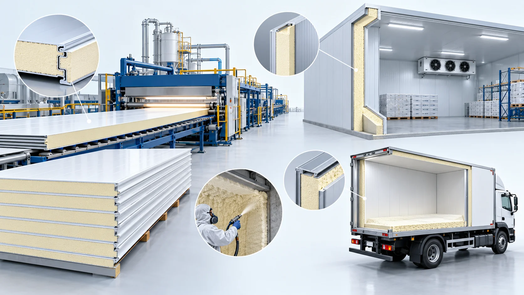 Cold Chain PU Insulation Turnkey Plant