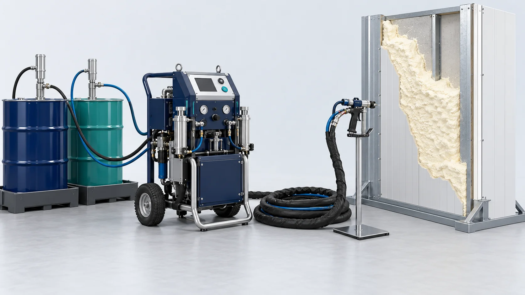 Cold Storage Envelope Spray Solution Banner background