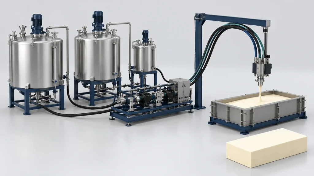 Three-Component PU Casting Machine | Cryogenic Insulation