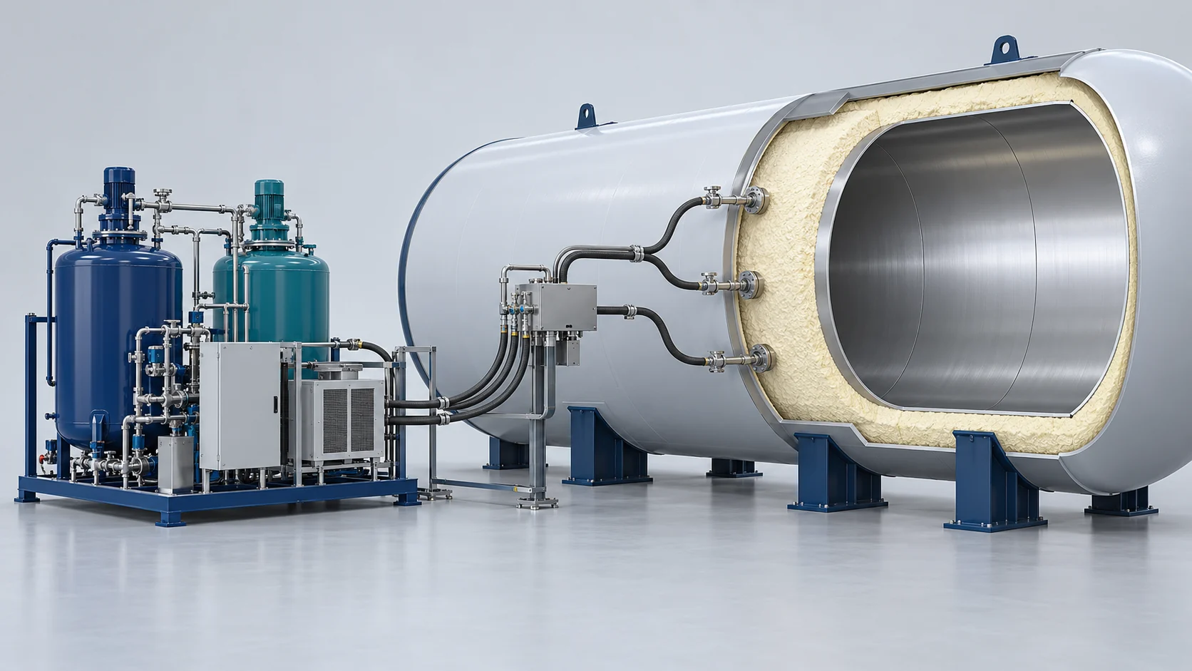 Cryogenic Tank Annular PU Insulation Project in Brazil