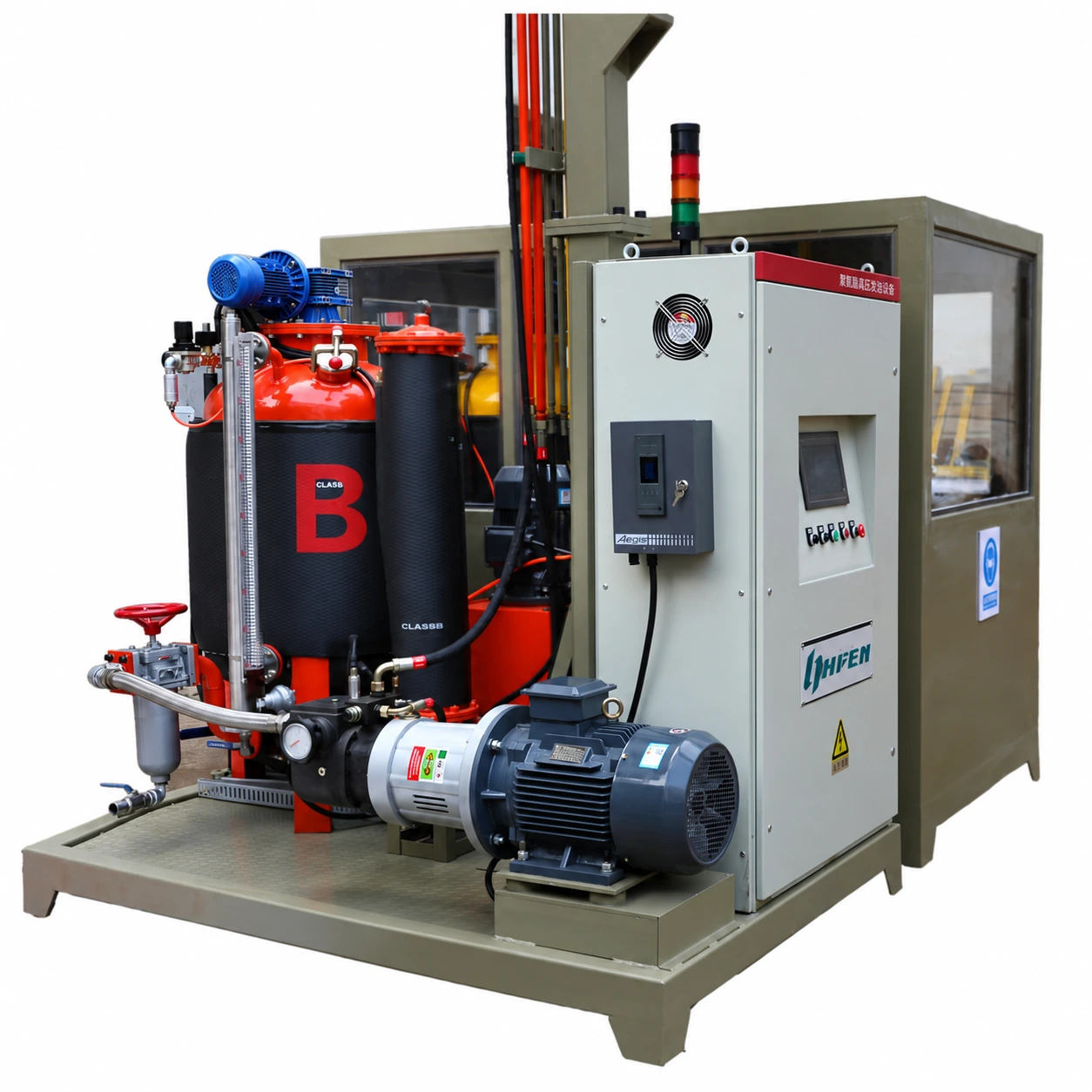 Two-Component High-Pressure Processing