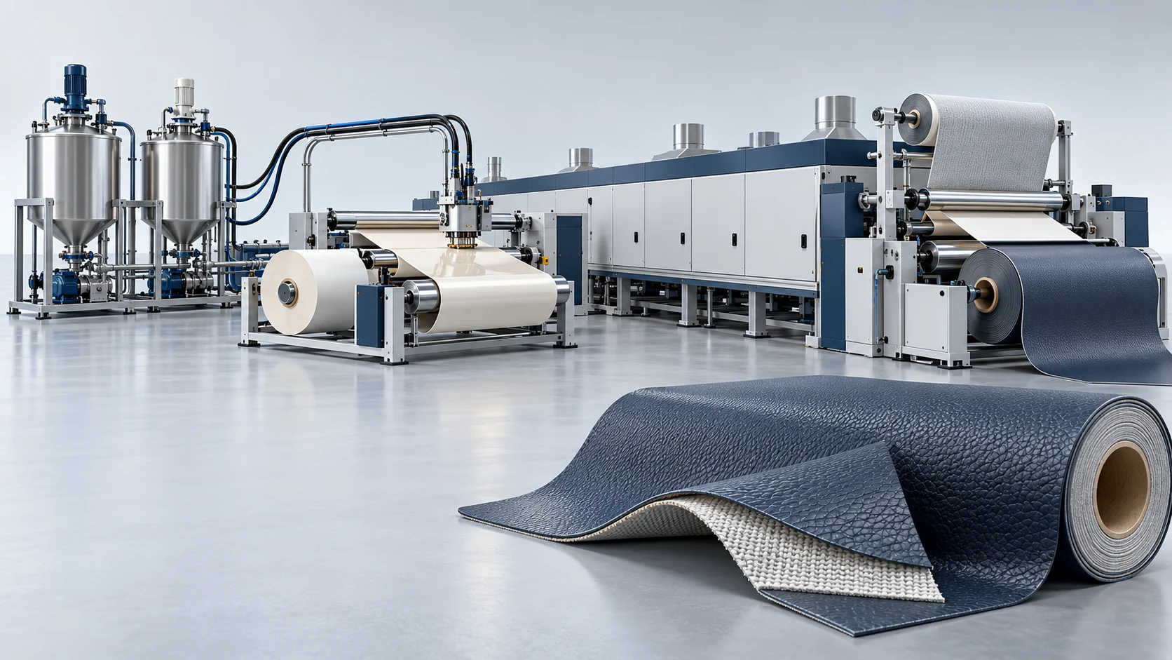 Dry-Process PU Synthetic Leather Production Solution Banner background