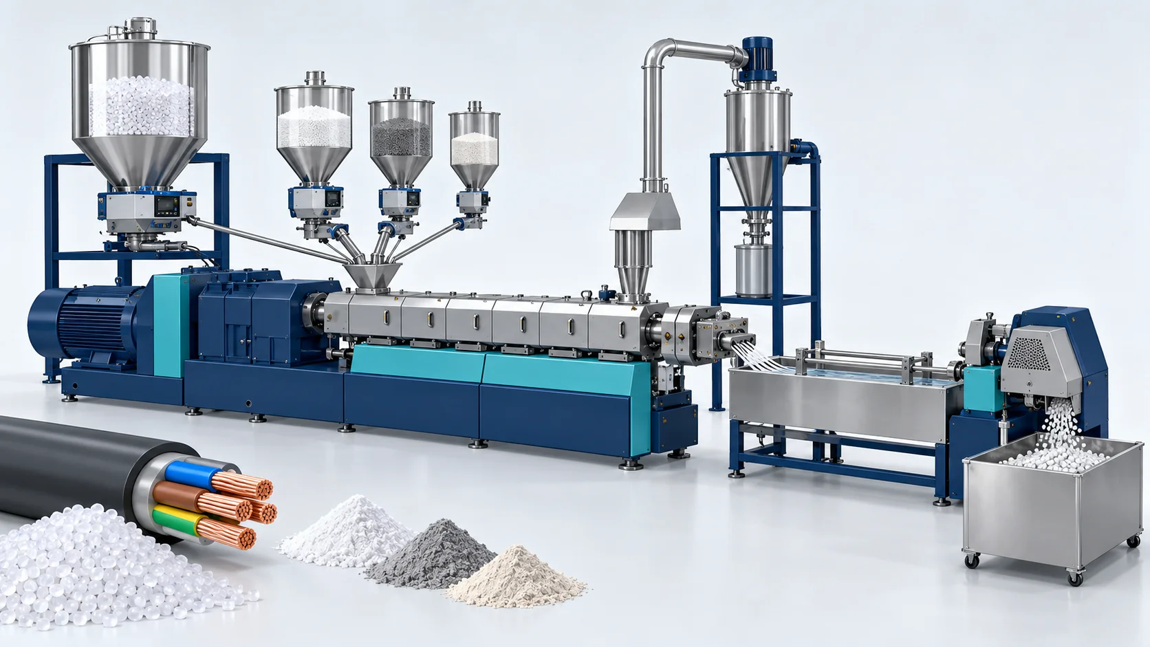 High-Filler Low-Shear Compounding for Flame-Retardant Cable TPU