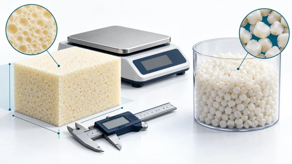 Polyurethane Foam Density vs Bulk Density: Definitions and Uses