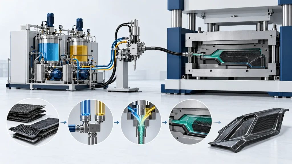 HP-RTM Injection Machine | Carbon Fiber Composites