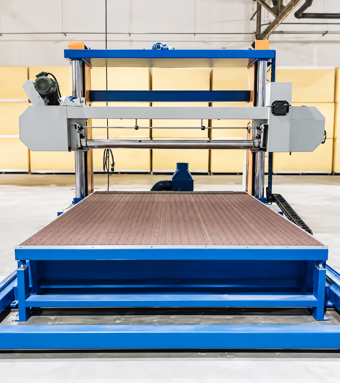 Precision Vacuum Horizontal Foam Cutter | Thin Foam Sheets