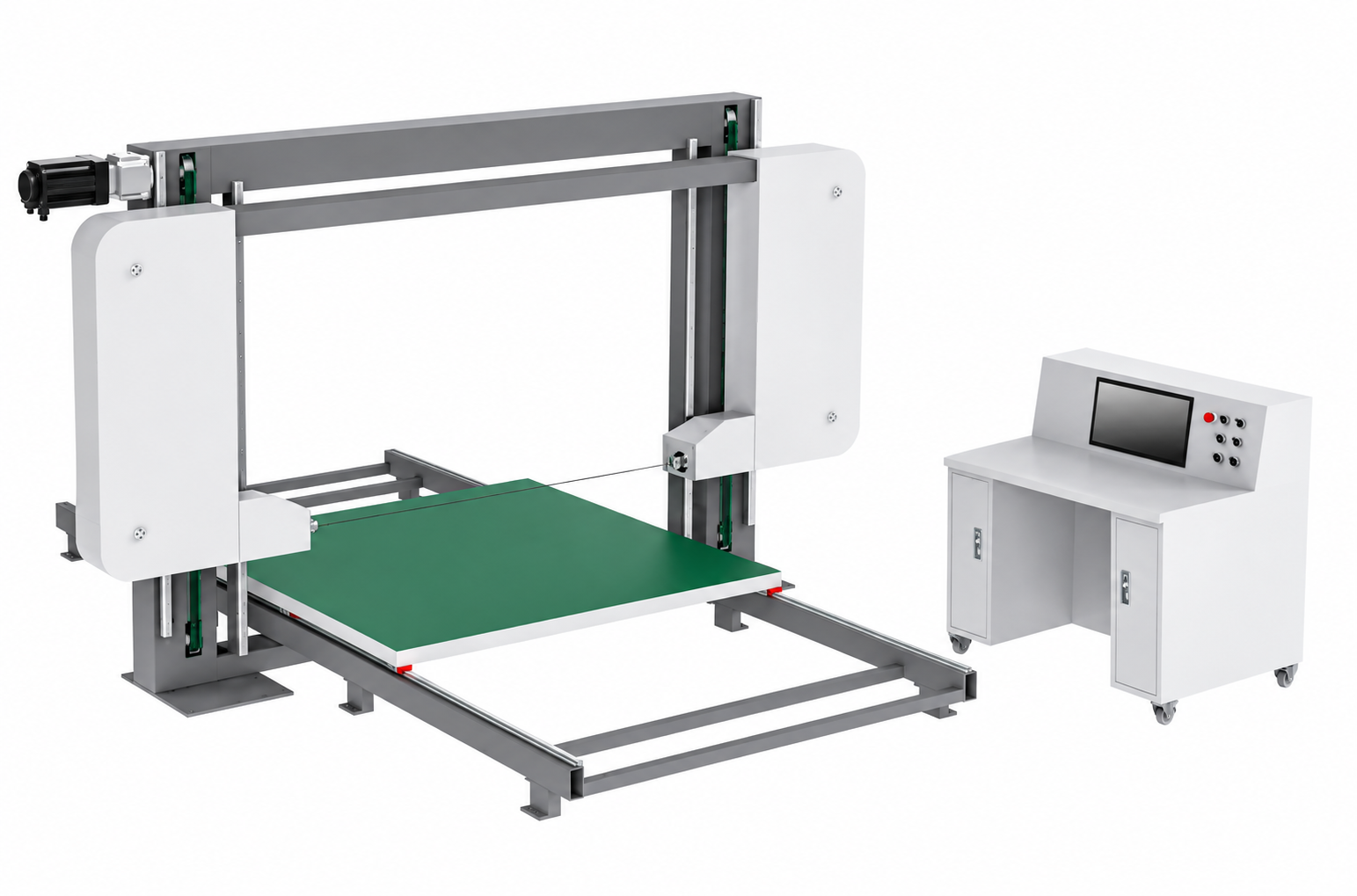 Horizontal Blade CNC Foam Contour Cutter — equipment photograph