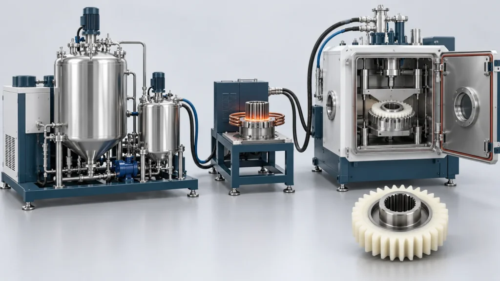 MC Nylon Casting Machine | Metal-Core Gears