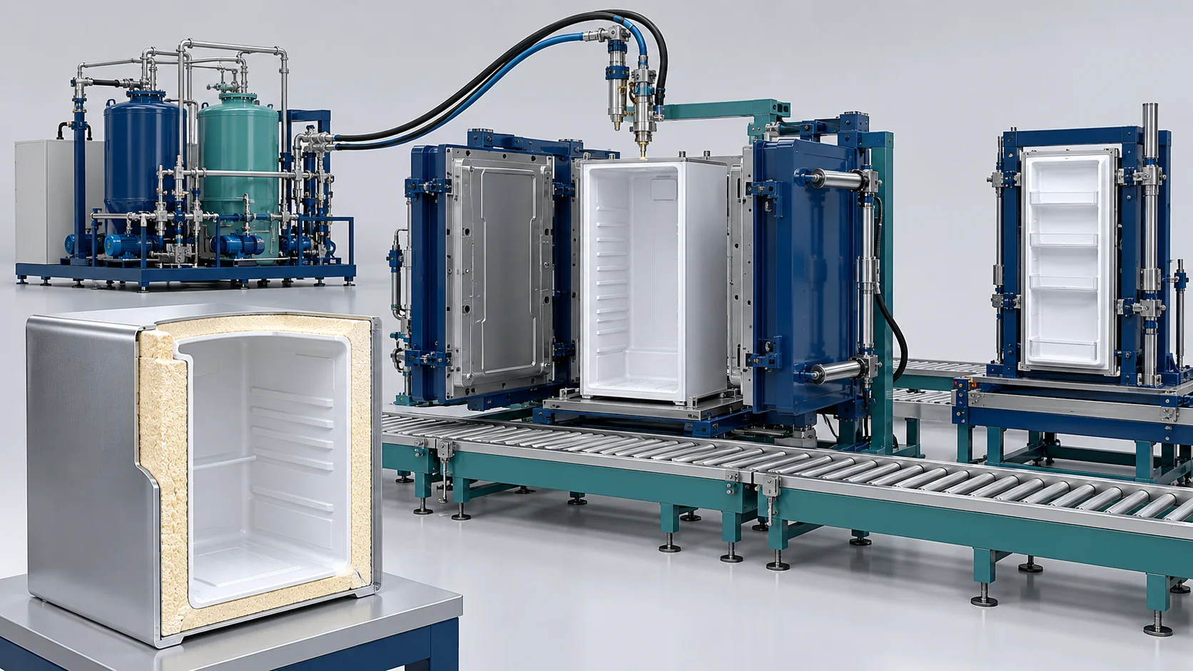 Refrigerator PU Foam Demolding Industry Reference