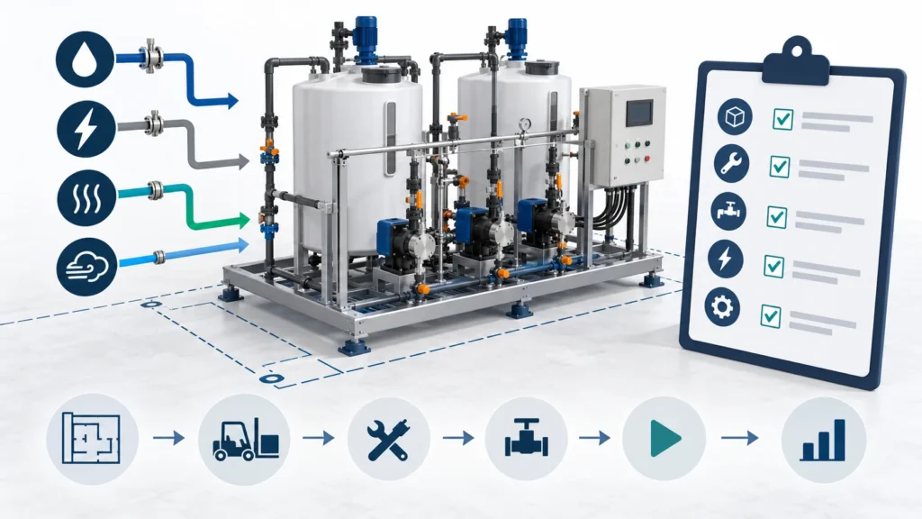 Installation: From Equipment Placement to Target Production Capacity