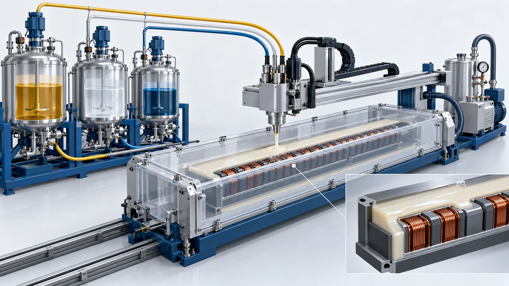 Maglev Long-Stator Encapsulation Solution Banner background
