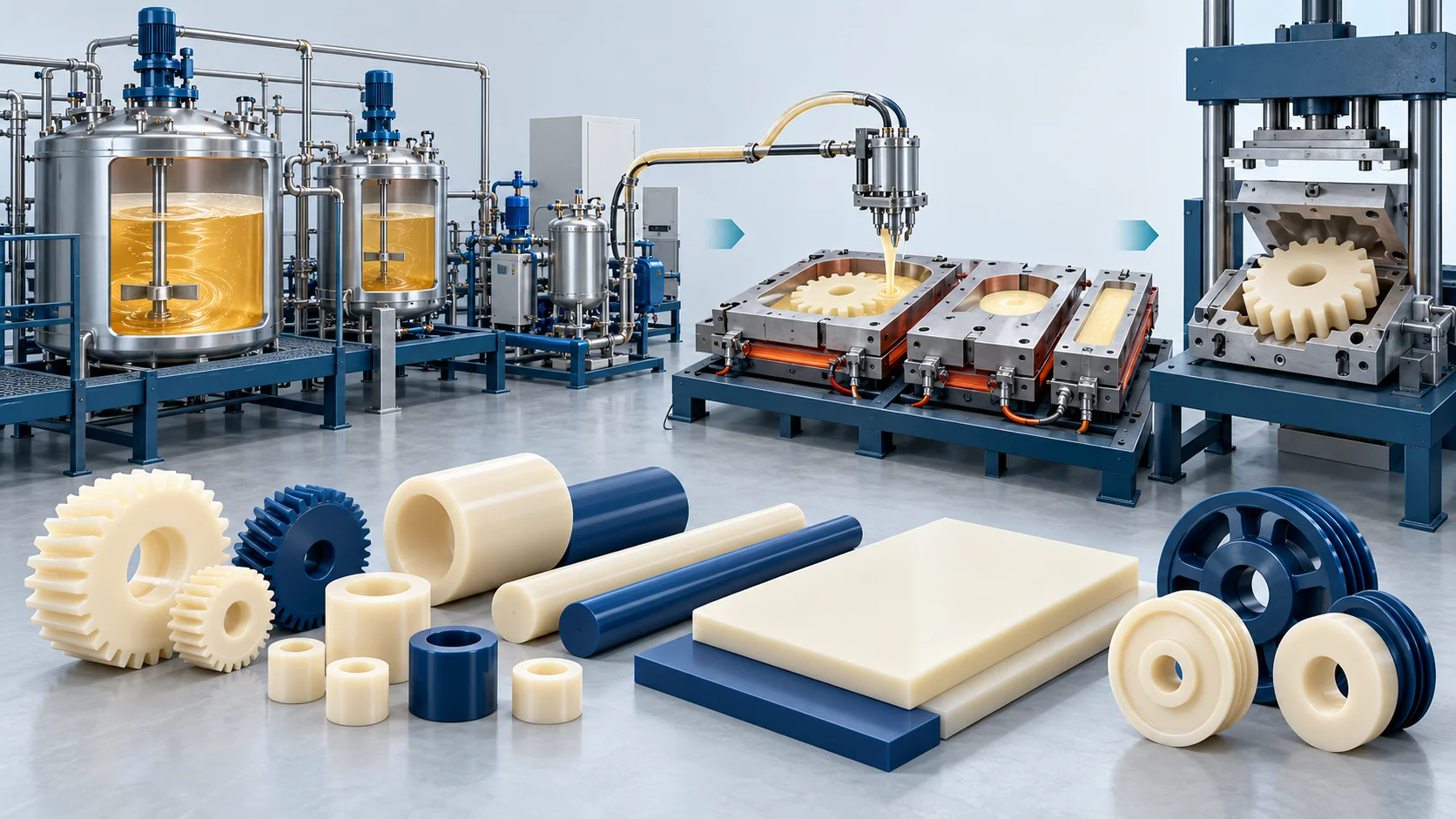 MC Nylon Casting Turnkey Plant