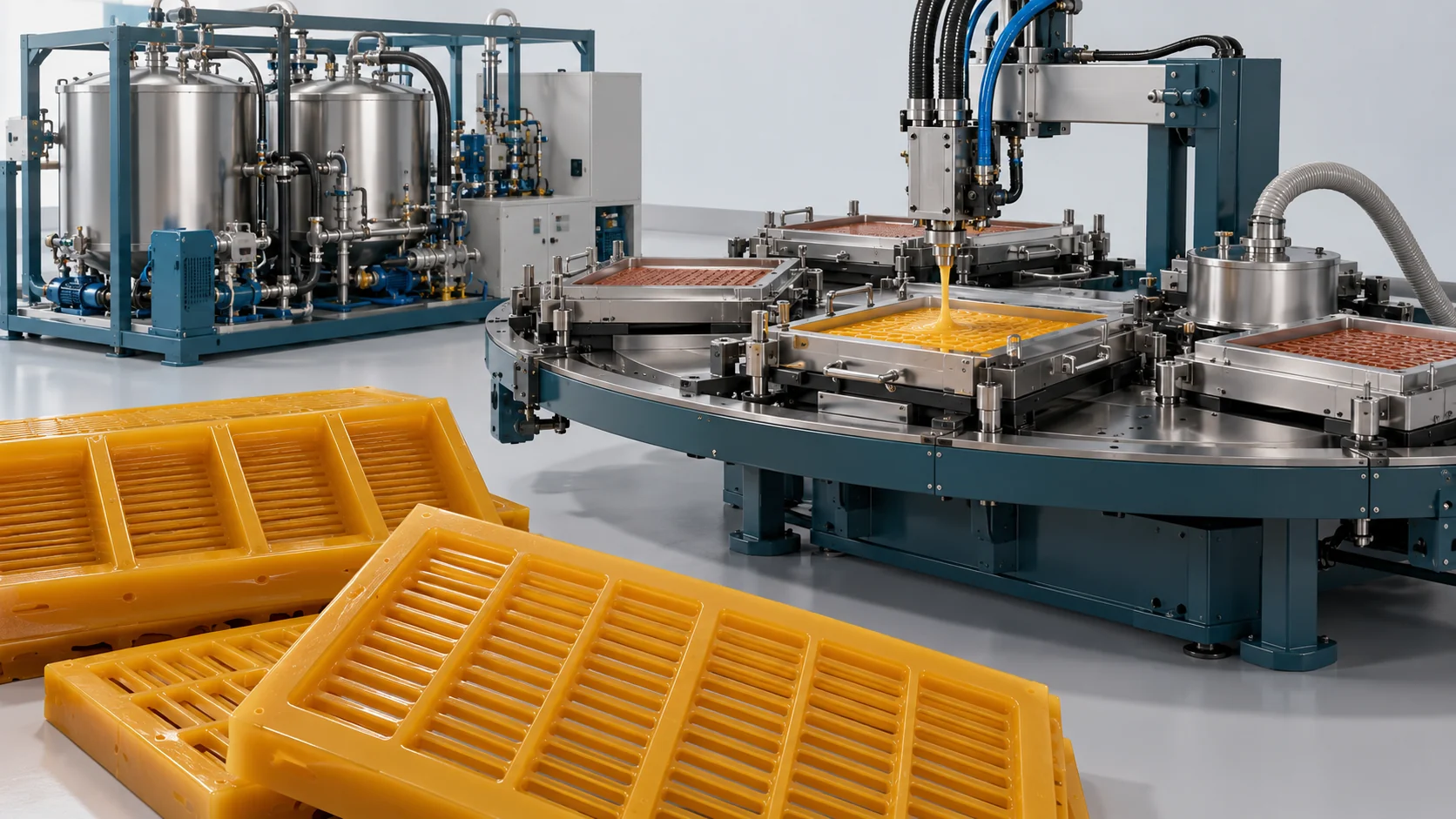 Mining Screen Panel Casting Line Upgrade Project in China