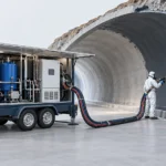 Mobile Polyurea Spray Machine | Tunnel Waterproofing