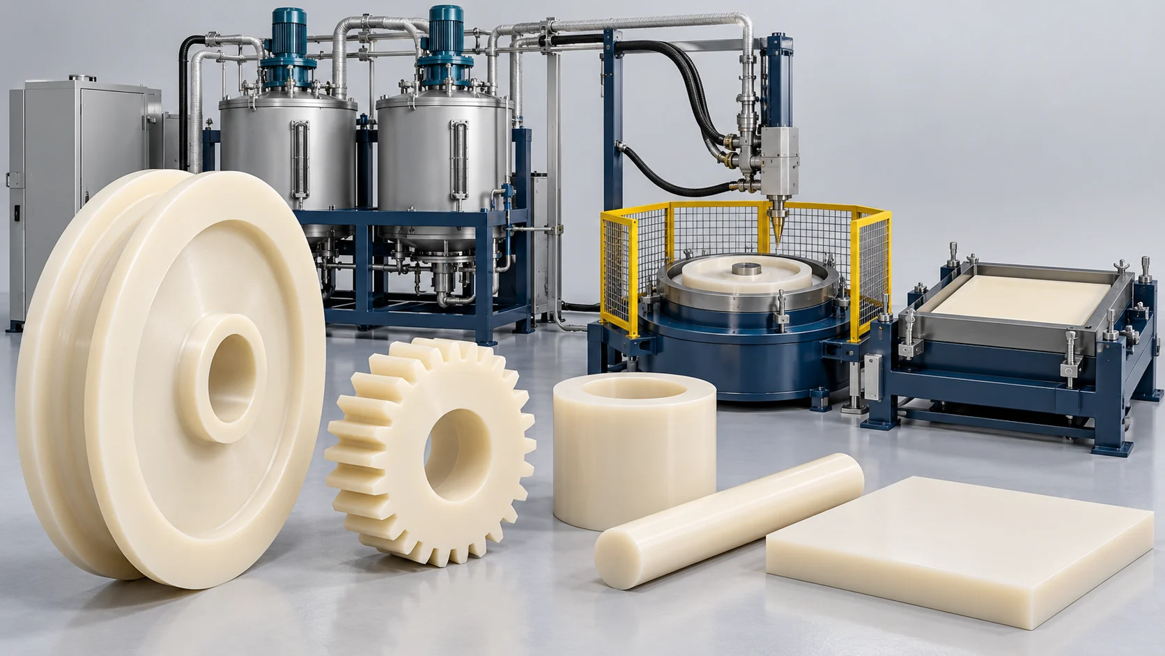 Monomer Cast Nylon Engineering Solution Banner background