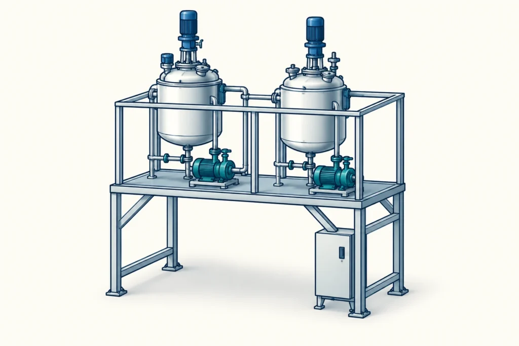 Conceptual color batching module layout