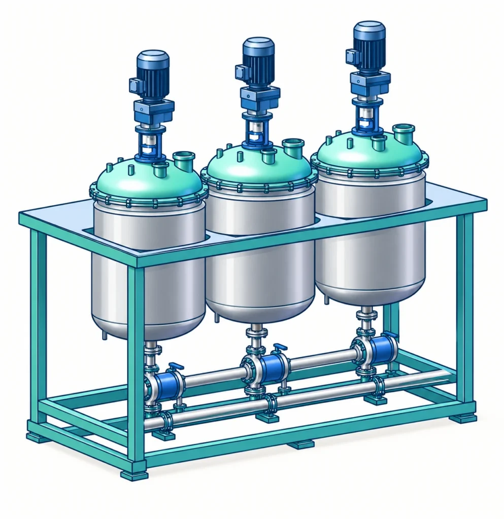Conceptual color material preparation assembly