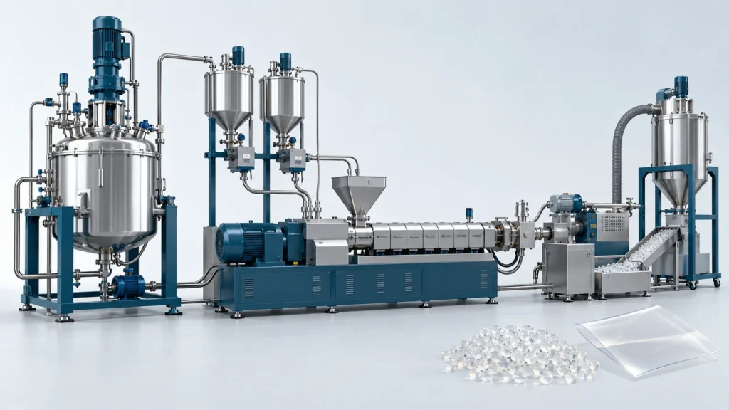 TPU Reactive Extrusion Line | Aliphatic Film Grades