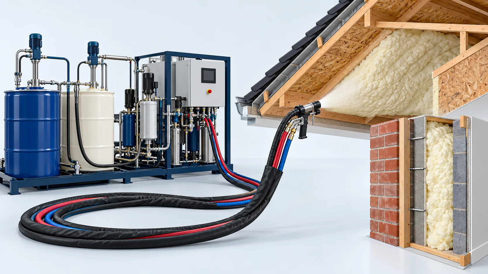 PU Spray and Cavity Insulation Turnkey Plant