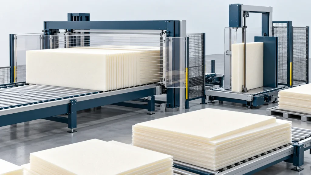 PU Foam Cutting and Slicing Equipment | Foam Blocks