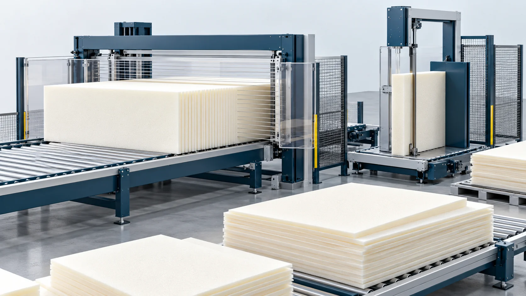 PU Foam Cutting and Slicing Equipment | Foam Blocks