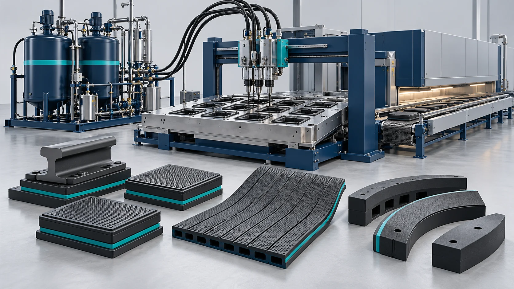 Rail Vibration-Control Component Casting Solution Banner background