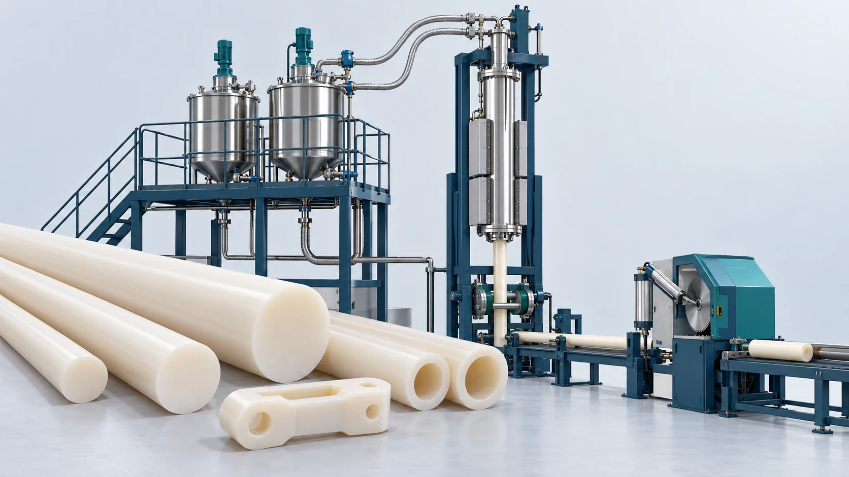 Railway Insulating Nylon Rod Line Project in China