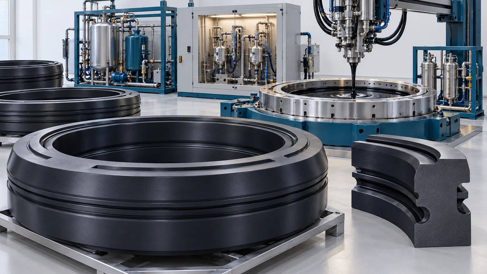 Subsea BOP Polyurethane Seal Ring Line Project in China