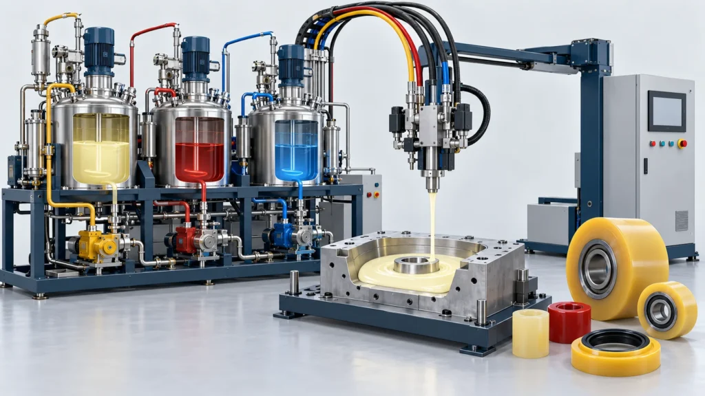 Three-Component PU Casting Machine | Industrial Elastomers