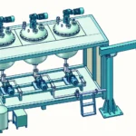 Concept illustration: TPU Material Preparation and Transfer Solution
