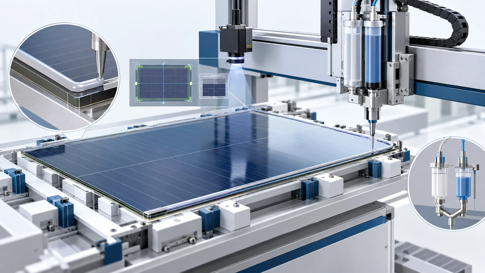 Perovskite Solar Frame Molding Solution Banner background