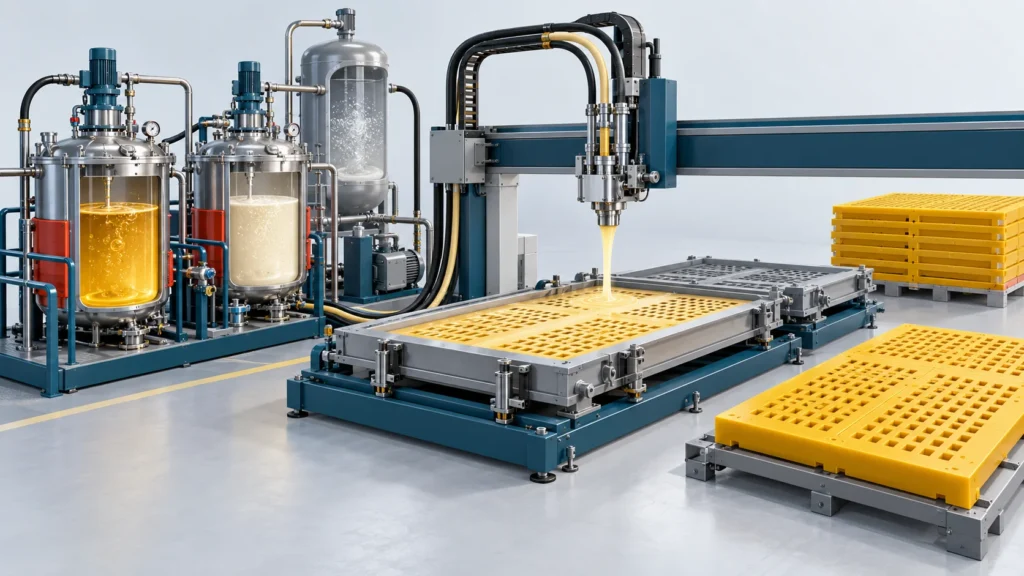 Vacuum PU Casting Machine | Mining Screen Panels