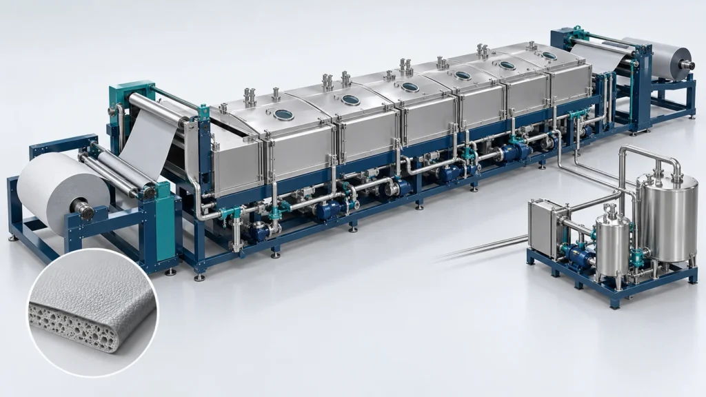 DMF Coagulation and Washing Line | Wet-Process Leather